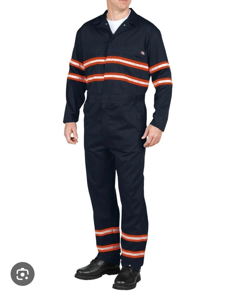 Dickies Men's Coveralls M Reg Reflective Safety Jumpsuit Halloween Costume Work